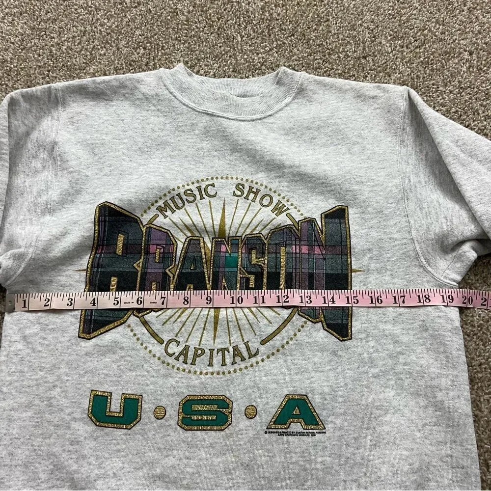Vintage 90s Branson graphic crew sweatshirt men's M
